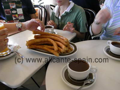 chocolate with churros 2