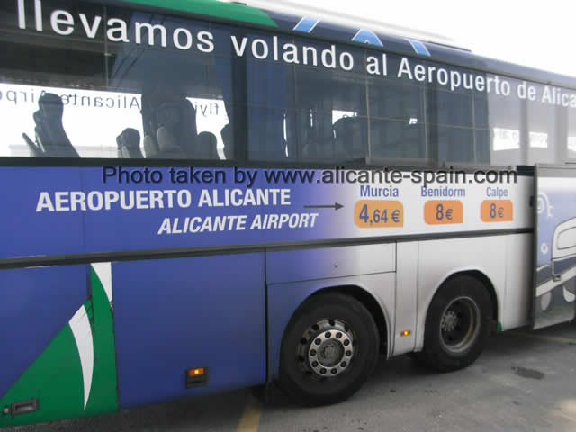 Alicante Airport Bus from Alsa - Running Services To Murcia and Benidorm Calpe