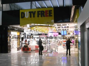 Duty Free Shop at Alicante Airport