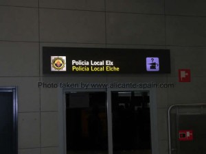 Lost and Found Office of Local Police Elche at Alicante Airport