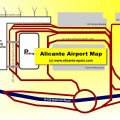 Alicante Airport Map