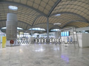 Alicante Airport Terminal Building Departure Area