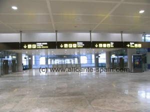 View at Arrival Area at Alicante Airport (No.2 on Arrival Area Map)