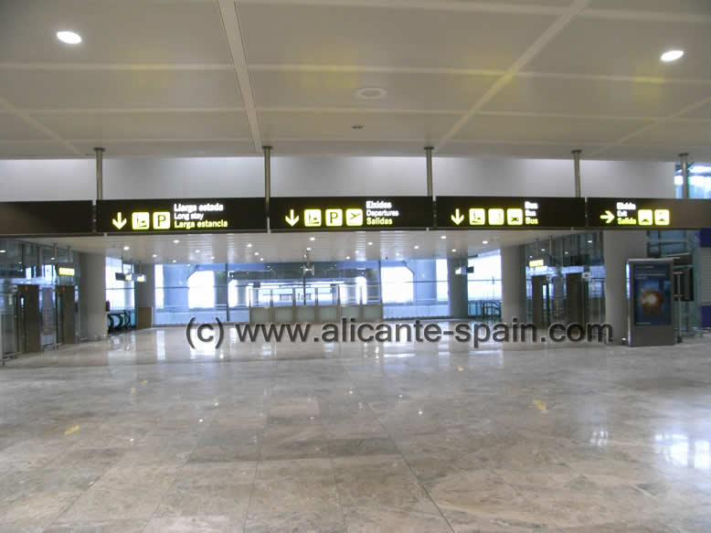 Alicante Airport Arrival Area