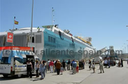 The ferry to Mallorca and Ibiza