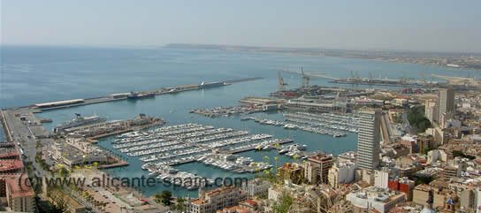 Alicante Harbor Area with Tryp Gran Sol Hotel