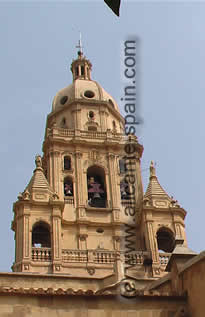 The cathedral of Murcia in Spain
