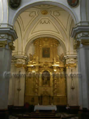 Church of Santiago in Orihuela Spain