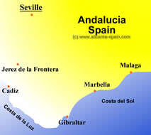 map of seville in spain